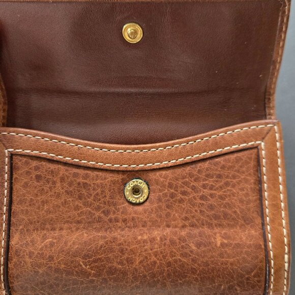 Coach Legacy Tobacco Brown Braided Handle Heavy Tote and Wallet - Picture 9 of 11